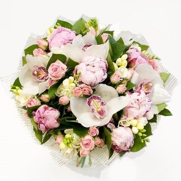 Букет с орхидеями «Нино»