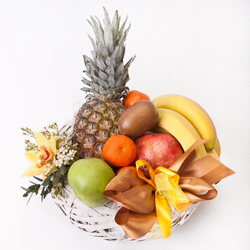 Микс фрукты с орхидеей