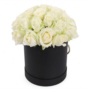 21 роза в коробке