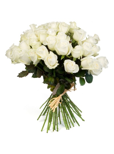 Букет белых роз «Настоящие чувства» от интернет-магазина «» в 