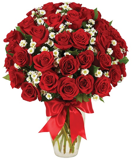 Букет роз с ромашками «Первоклассный» от интернет-магазина «» в 