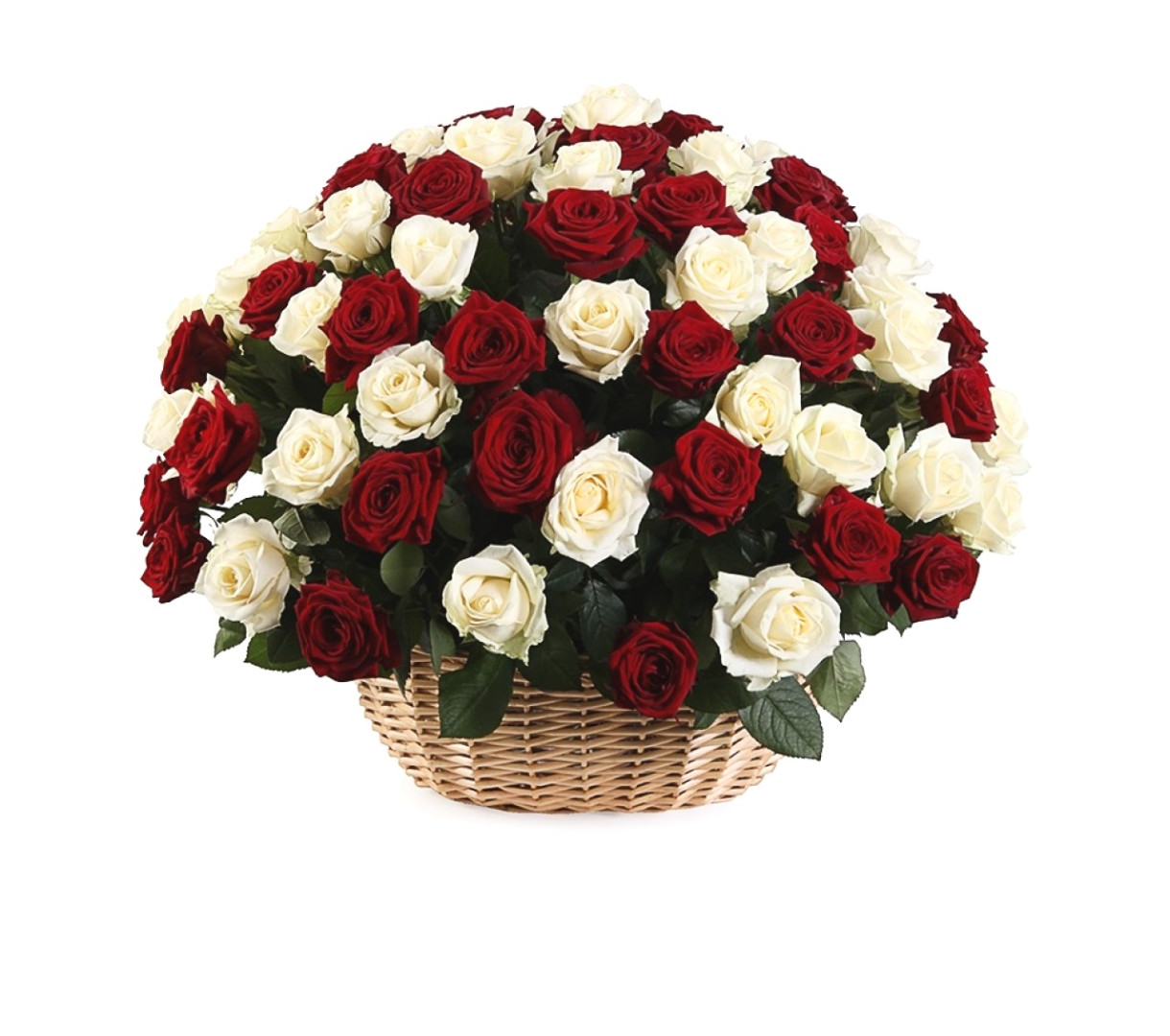 51 роза в корзине от интернет-магазина «» в 